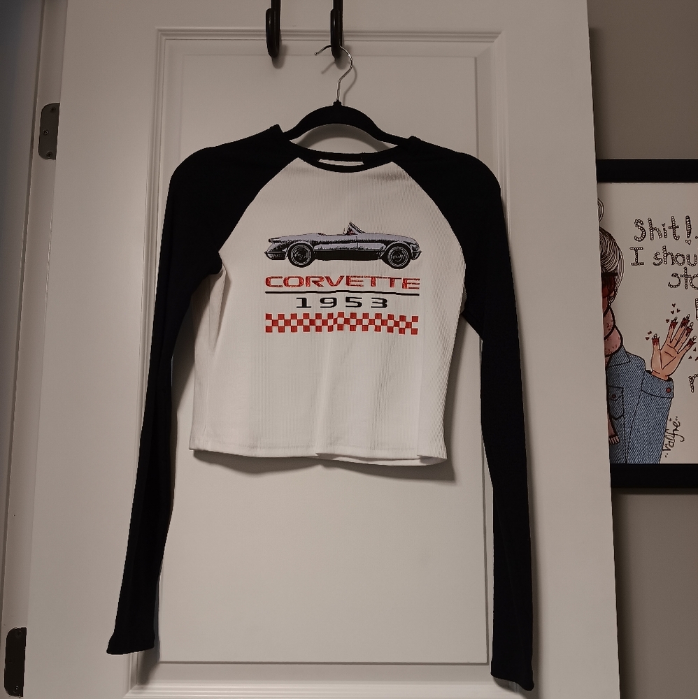 Long sleeve corvette top